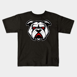 Bulldog Head 6a AMZ Kids T-Shirt